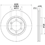 Hella Bremsscheibe PRO 8DD 355 118-681