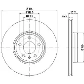 Hella Bremsscheibe PRO 8DD 355 113-881