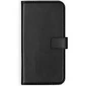Selencia Samsung Galaxy S20 Hülle - Echtes Leder - - Klapphülle - Schwarz