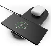 Belkin Dual Wireless Fast Charging Pad - 10W - Schwarz