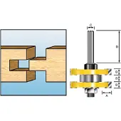 Makita D-12027 Fräser Verbinden 12mm