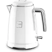 Novis 6113.09.10 Iconic K1 Wasserkocher, Edelstahlgehäuse, 1,6 l FÃ1/4llmenge, 2400 Watt, Kalkfilter, Abschaltautomatik