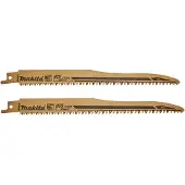 Makita B-05153-2 SUPER EXPRESS Säbelsägeblätter HCS 203 x 1,0 mm 6-10 Tpi, 2 Stück, für Holz