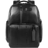 Piquadro Urban Fast-check PC Backpack with iPad Compartment black