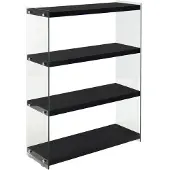 Hearthome & Living | Wandschrank Elementary Schwarz MDF 83x29.5x113 cm | NADUVI