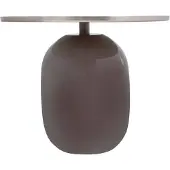 Hearthome & Living | Beistelltisch Mylène grau Metall 51x51x40.5 cm | NADUVI