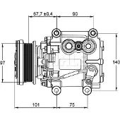 MAHLE ORIGINAL Kompressor, Klimaanlage BEHR *** PREMIUM LINE *** ACP 1099 000P