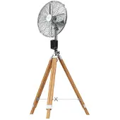 Cecotec Tripod-ventilator Energysilence 1600 Woody Smart
