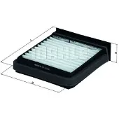 MAHLE ORIGINAL Knecht Filter, Innenraumluft LA 376
