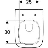 Geberit 206145000 Renova Compact Square WWC Tiefspüler