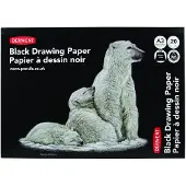 Clairefontaine - Black Sketch Pad, A3, Landscape (604017)