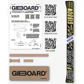 Gibbon Slacklines - Giboard Line - Slackline Gr 160 x 5 cm jib line /schwarz