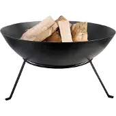 Pflanzen-Kölle Feuerschale Metall, Ø 60 cm, mit Ständer, pflegeleicht, gleichmäßige Wärme