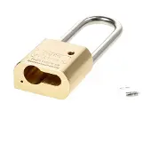 Burg wachter 116 PC 50 Niro Hængelås Messing Profilcylinder-hængelås
