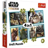 Trefl Puzzle 4in1 Star Wars Disney Mandalorian