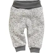 Playshoes Pumphose Strickfleece mit Strickbund in Grau | Gr.: 98