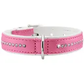 Hunter Halsband Modern Art Luxus XS (32), pink/weiß