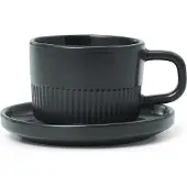 Marc O'Polo Espressokop Met Schotel Moments Anthracite 100 ml (4-delig)