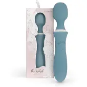 Bloom Orchid Wand - Wiederaufladbarer Massagevibrator (türkis)