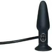 You2Toys True Black - Aufblasbarer Analvibrator (schwarz)