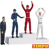 Carrera Victors' podium with set of figures