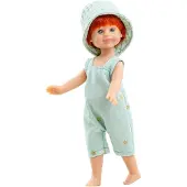 Paola Reina Puppe Mini-Amigas David 21cm mintgrün Vinyl Spielzeug