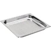 Gastro gelochter GN-Behälter Edelstahl GN2/3 6,5cm
