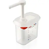 ARAVEN Soßenspender Gn 1/9 Transparent 1,5L