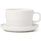 Marc O'Polo Koffiekop Met Schotel Moments Chalk White 200 ml (4-delig)