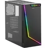 Gamdias Boitier Moyen Tour ATX Argus M1 RGB avec panneau vitré (Noir)