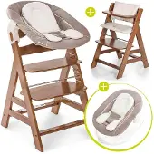 Hauck Alpha Plus Walnut Newborn Set - 4-tlg.