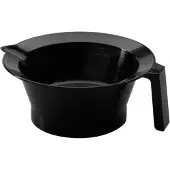 Comair Färbeschale schwarz 200 ml mit Ausguss und Griff