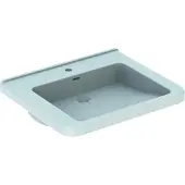 Geberit Waschtisch RENOVA COMFORT SQUARE 650x550mm unterfahrbar we KT