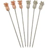 Barprofessional Cocktailpicks Stahl Shaker 6 Stück