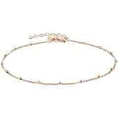 Liebeskind berlin Damen-Fußkette Edelstahl LIEBESKIND Berlin Rosé