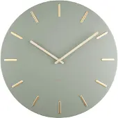 Karlsson - Wanduhr Charm - Dschungel Grün/Gold - Ø45cm