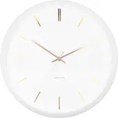 Karlsson - Wanduhr Globe - Weiß - Ø40cm