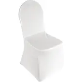 Bolero Stuhlüberzug weiß