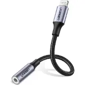 UGREEN 30756, 0,1 m, Lightning, 3.5mm, Männlich, Weiblich, Gerade