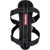 EzyDog - Harness Neoprene - Black - S - 6-10kg - Walking/Car Harness