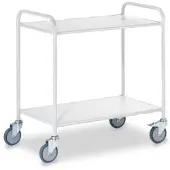 ROLLCART Bürowagen mit 2 Etagen, 780 x 500 mm