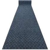 Rugsx Türmatte rutschfest 100 cm VECTRA 800 Draußen, Innen blau 100x380 cm