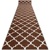 Rugsx Läufer Antirutsch TRELLIS braun 100 cm 30351 100x270 cm