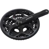 Shimano Tourney FC-A073 Kurbelgarnitur 7/8-fach schwarz 2022 Kurbelgarnituren