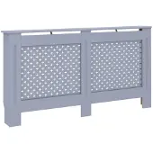 vidaXL Heizkörperverkleidung Anthrazit 152x19x81,5 cm MDF