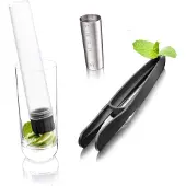 VacuVin Cocktailutensilien - Stößel - Zangen - Spender
