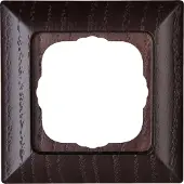 Kopp MILANO – Abdeckrahmen 1-fach, Farbe: Wenge