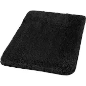 Kleine wolke Badteppich Relax 70x120 cm | schwarz - schwarz