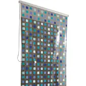 Kleine wolke Duschrollo für Leerkassette 128 x 240 cm blue