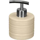 Kleine wolke Bad Accessoires Sahara Seifenspender klein 12,5x8x8 cm | natur - beige